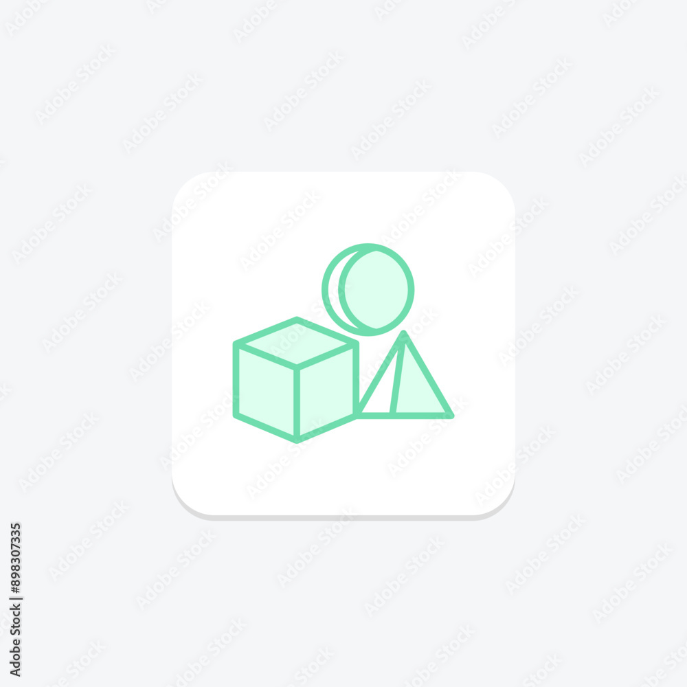 3d environment duotone line icon , vector, pixel perfect, illustrator file 3d environment duotone line icon , vector, pixel perfect, illustrator file