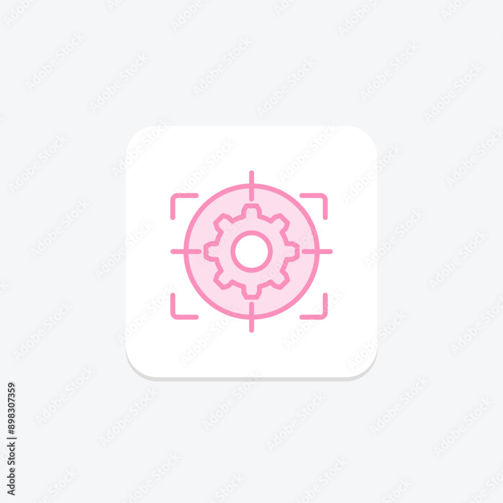 Focus duotone line icon , vector, pixel perfect, illustrator file Focus duotone line icon , vector, pixel perfect, illustrator file