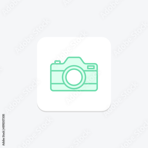 Digital imaging duotone line icon , vector, pixel perfect, illustrator file
