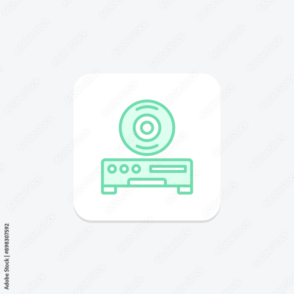 Cd duotone line icon , vector, pixel perfect, illustrator file Cd duotone line icon , vector, pixel perfect, illustrator file