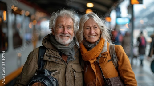 Man and Woman Standing Together