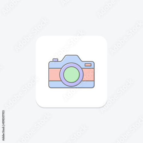 Digital imaging lineal color icon , vector, pixel perfect, illustrator file