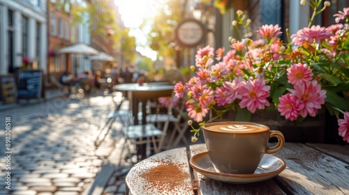 Cup of Coffee on Table