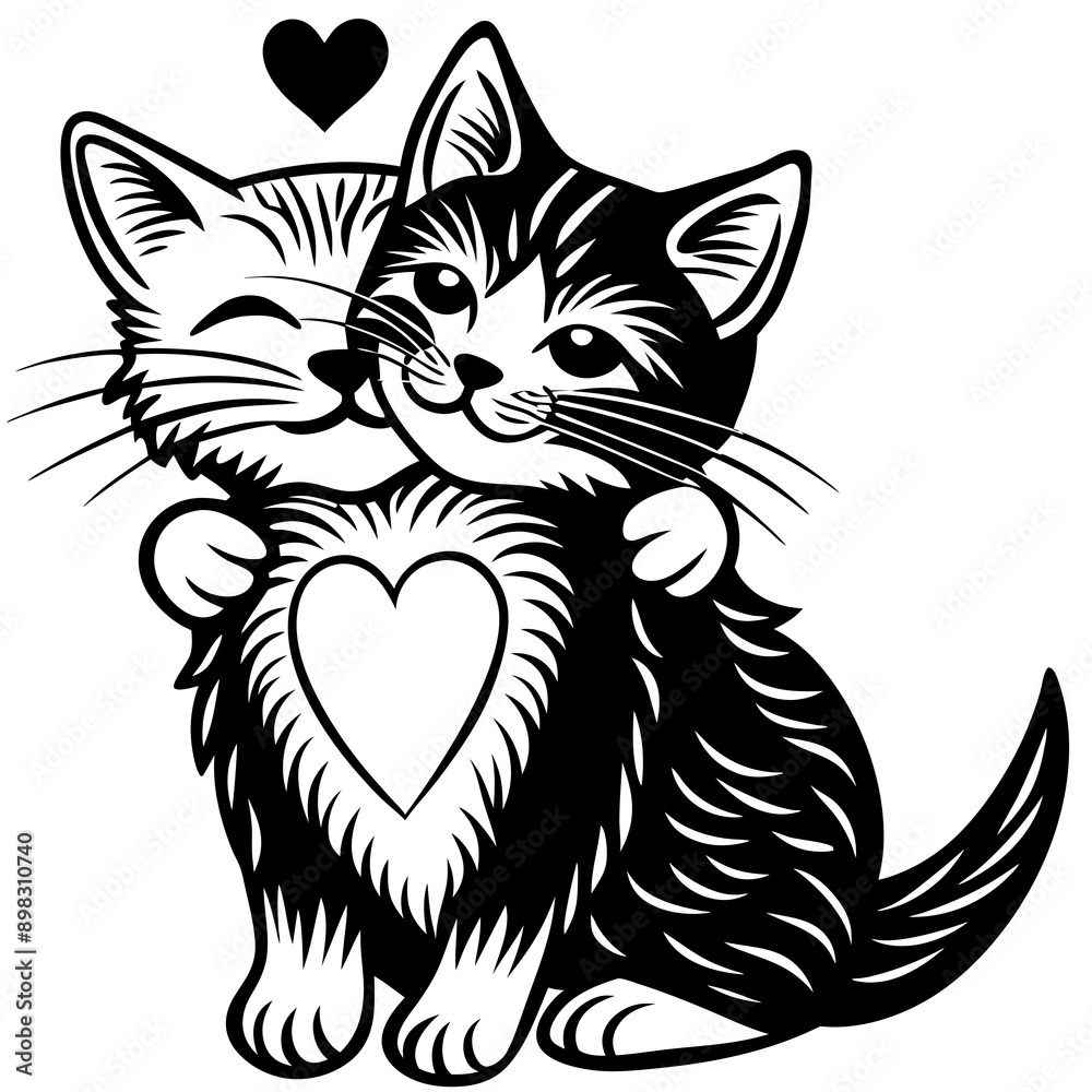 Obraz premium cat vector