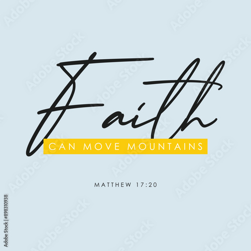 Faith verse, Bible verse text vector, Printable scripture text, Bible text art vector	