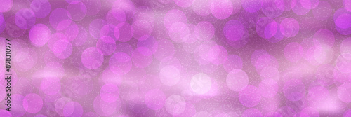 Neon dreamy pink purple gradient mesh seamless bg with overlay bokeh effect and noise pattern. Mauve sweet wallpaper. Abstract vector background