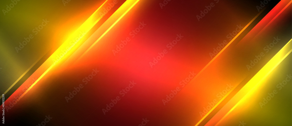 Neon dynamic diagonal light rays background. Techno digital geometric concept design for wallpaper, banner, presentation, background Neon dynamic diagonal light rays background. Techno digital geometric concept design for wallpaper, banner, presentation, background