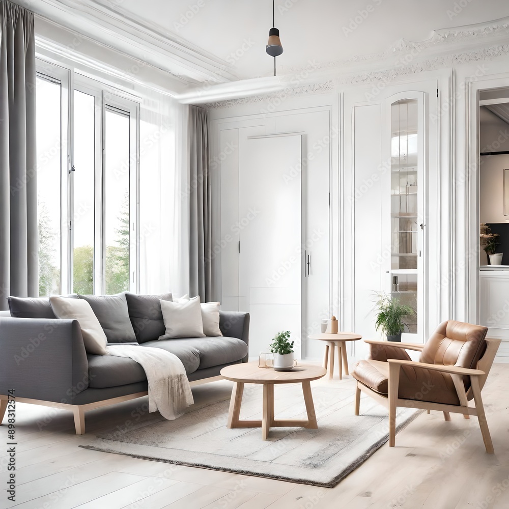 Fototapeta premium living room interior