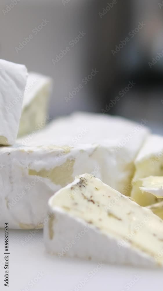 Boil milk chocolate and Camembert cheese in a saucepan, prepare cream for the cake, delicious filling. Sweet cream of Camembert cheese Boil milk chocolate and Camembert cheese in a saucepan, prepare cream for the cake, delicious filling. Sweet cream of Camembert cheese