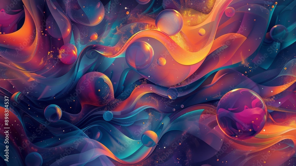 Obraz premium abstract fractal background