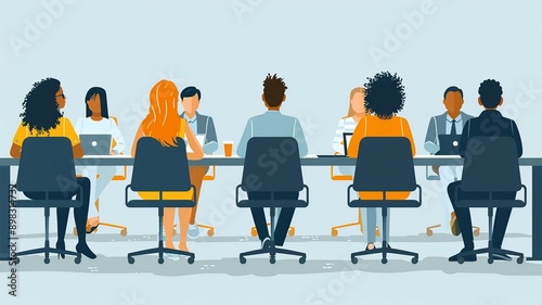 Showcasing a company dedicated to fostering continuous learning, this image captures employees participating in training sessions, highlighting their commitment to ongoing professional growth.