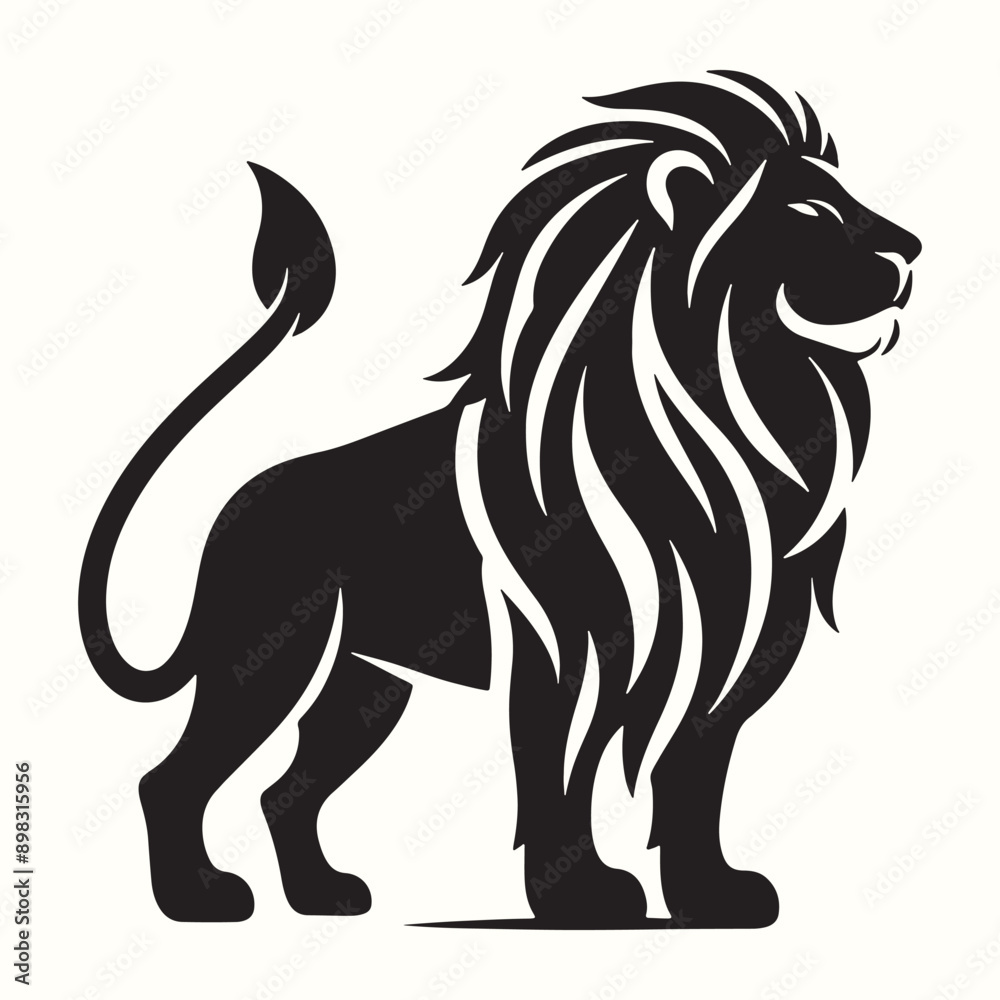 Lion Silhouette Vector Illustration Design Lion Silhouette Vector Illustration Design