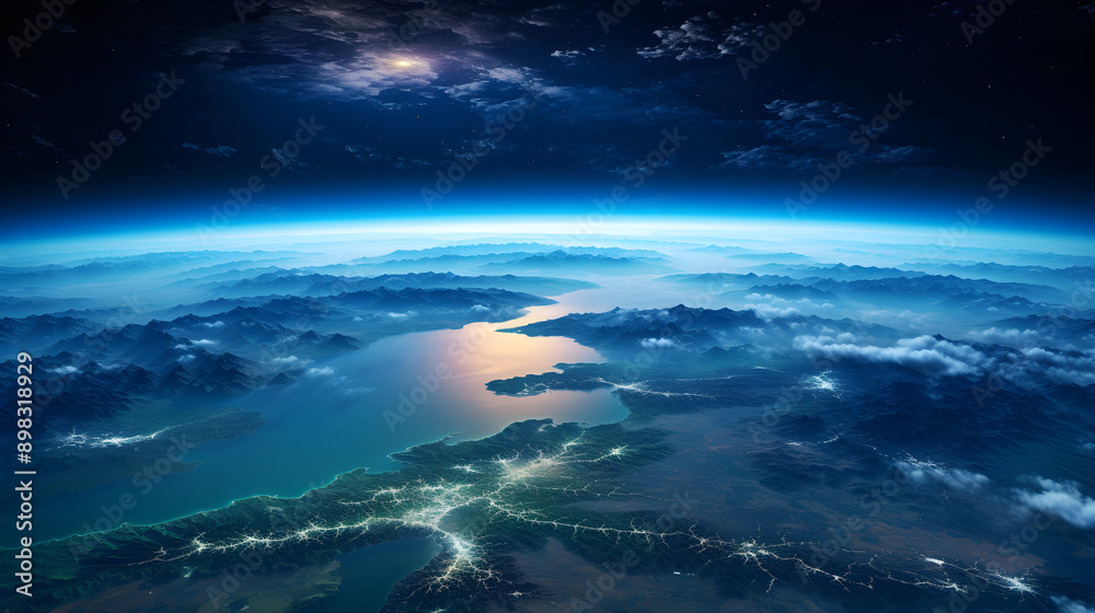 Pristine View of Earth’s Mesmerising Beauty from Unraveling Infinity of Space Pristine View of Earth’s Mesmerising Beauty from Unraveling Infinity of Space