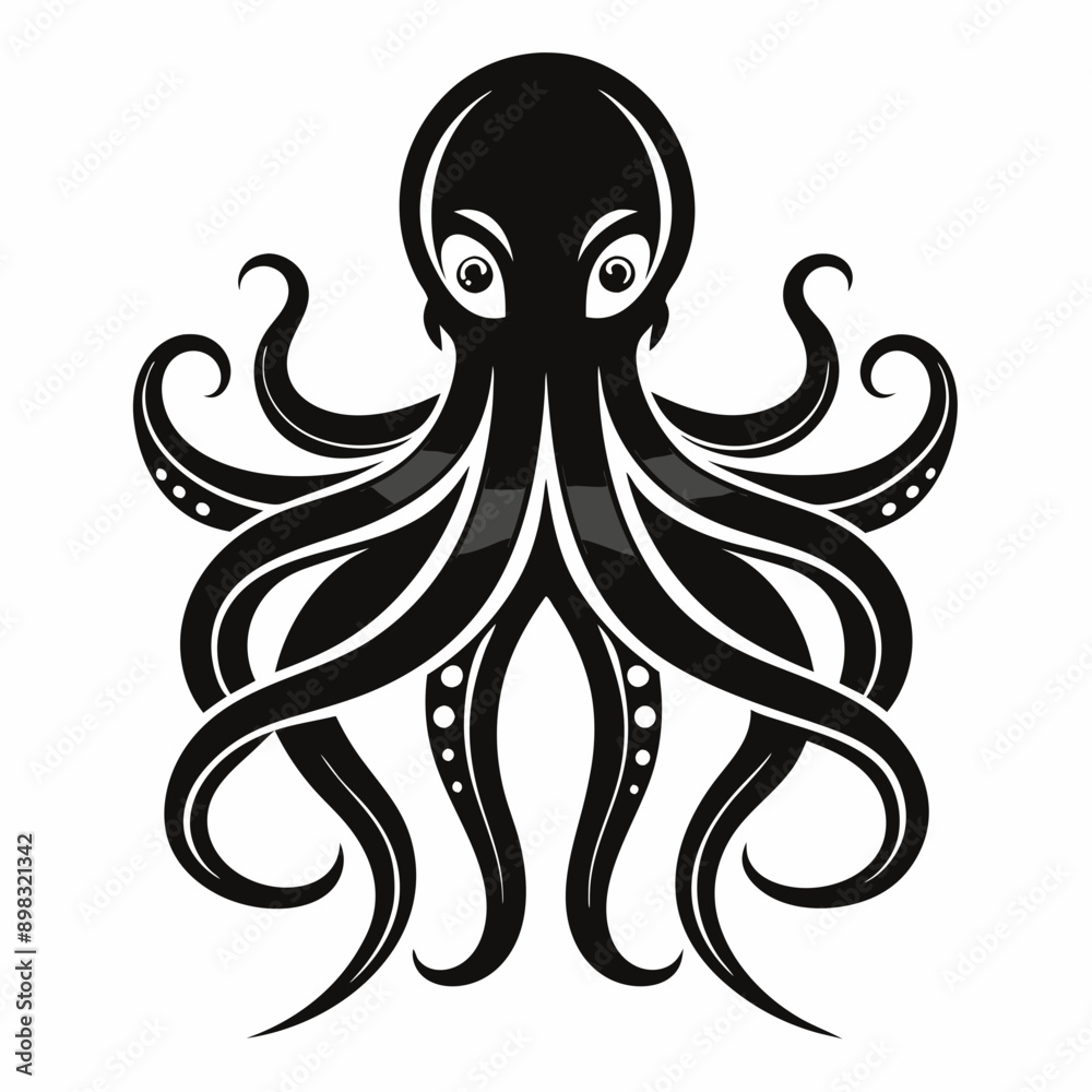 octopus icon vector octopus icon vector