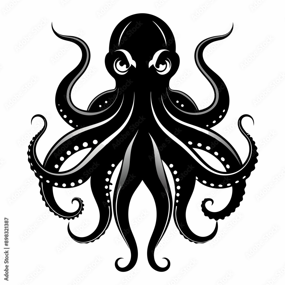 octopus icon vector octopus icon vector