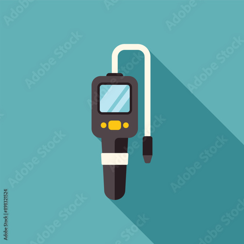 Electronic gas detector measuring device detecting methane, propane, butane concentration level