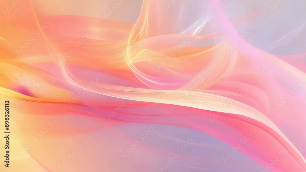 An abstract background with wave in pastel colors.
