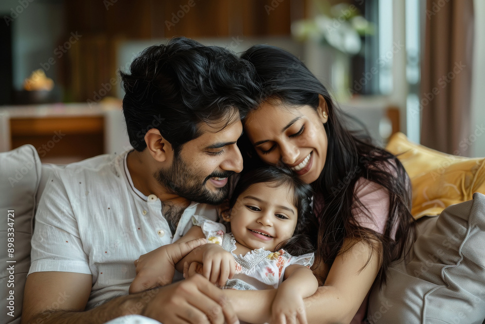happy indian family enjoying at home happy indian family enjoying at home