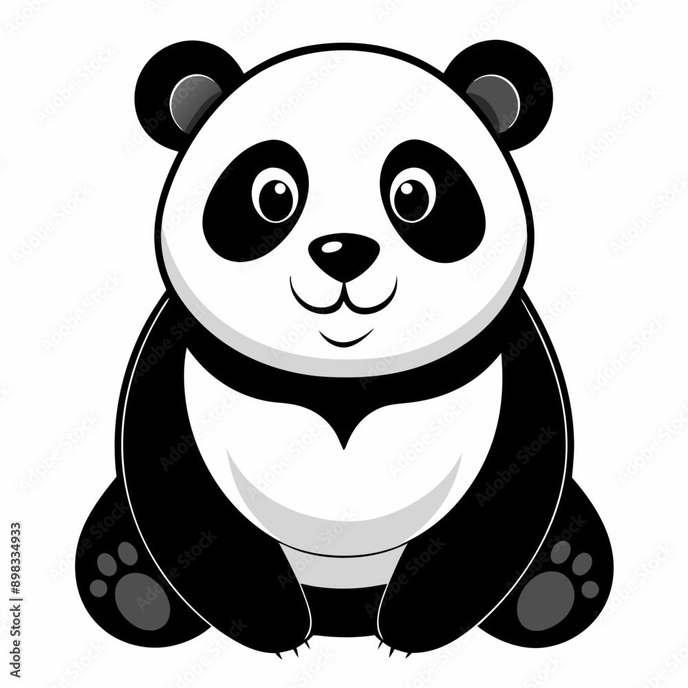 panda icon vector panda icon vector