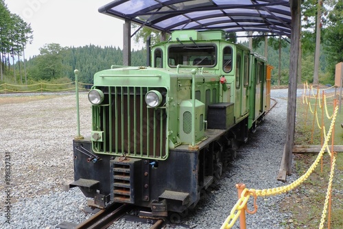 町おこし波賀森林鉄道の機関車