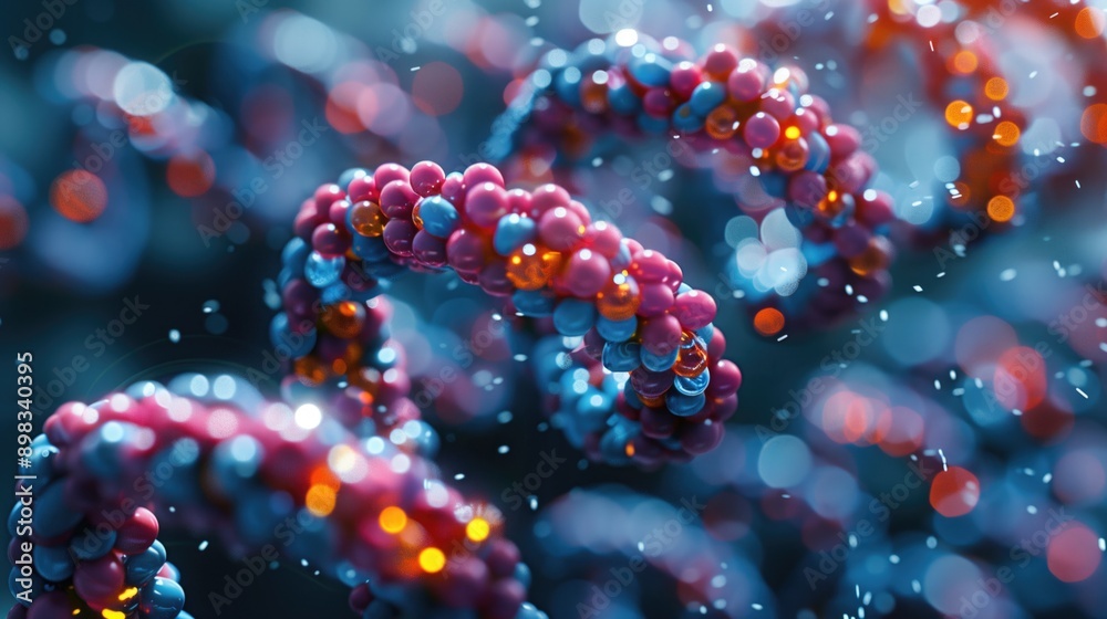 Pills and DNA: A strand of DNA intertwining with pills, illustrating the relationship between genetics and personalized medicine Pills and DNA: A strand of DNA intertwining with pills, illustrating the relationship between genetics and personalized medicine