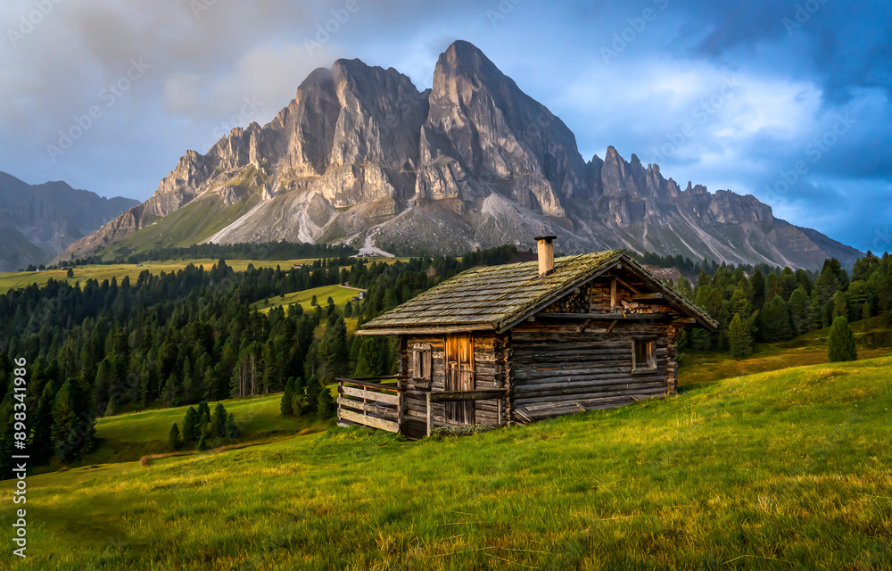 mountain hut in the mountains. Mountain cabin mountain hut in the mountains. Mountain cabin