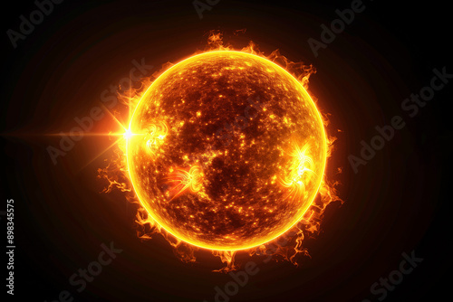 sun on fire © Asad