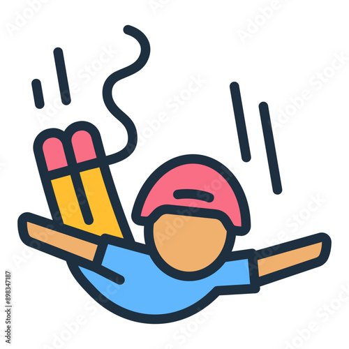 Bungee Jumping Icon