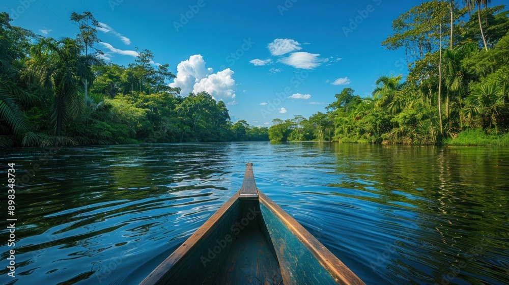 Serene Journey Through Lush Rainforest Serene Journey Through Lush Rainforest