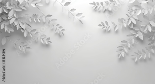 Shadowed tree branches isolated on transparent backgrounds