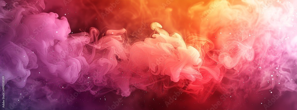 Fototapeta premium Rainbow powder splash explosion dust ink burst splatter white texture isolated black spray party blue wallpaper cloud pink stain. Powder color splash explosion dust ink burst splatter white texture