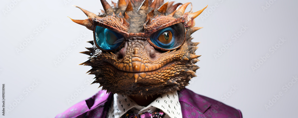 A Lizard-Man Dressed in a Suit A Lizard-Man Dressed in a Suit