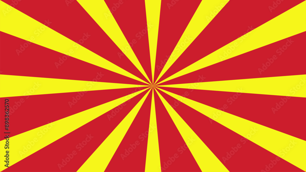retro background with rays. a red background with a yellow and red star in the center red and yellow sunburst background retro background with rays. a red background with a yellow and red star in the center red and yellow sunburst background