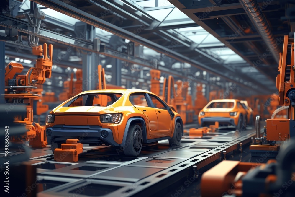 Car manufacturing architecture vehicle. Car manufacturing architecture vehicle.