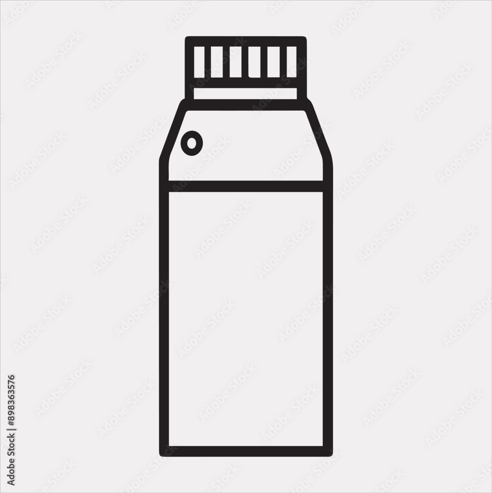 product Packaged line art silhouette vector on a white background product Packaged line art silhouette vector on a white background