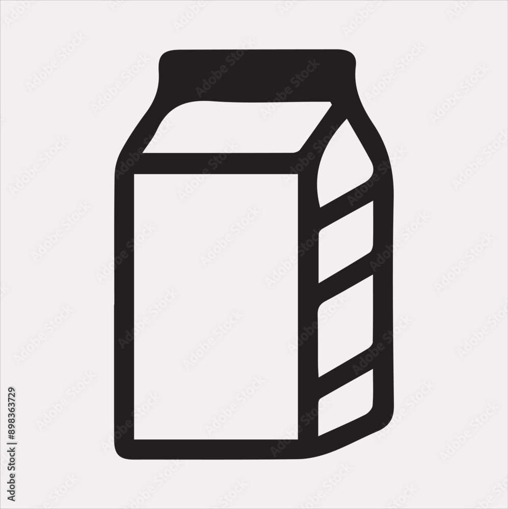 product Packaged line art silhouette vector on a white background product Packaged line art silhouette vector on a white background