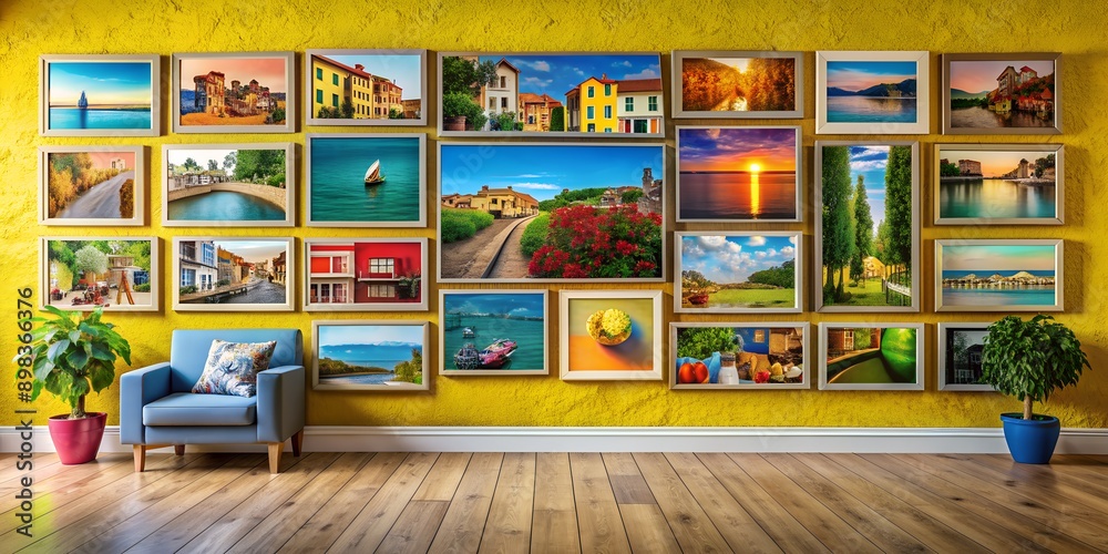 A picture on a wall informative Vibrant engaging Generative By AI A picture on a wall informative Vibrant engaging Generative By AI