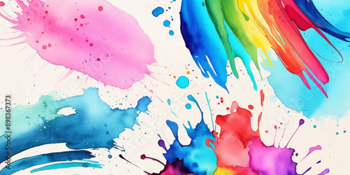 Vector abstract colorful background, art colors in a splash of paint colors are bright and vibrant and the paint