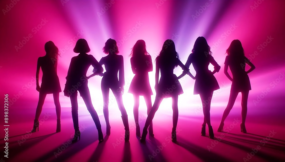Kpop idols from South Korea, Kpop music group, Generative AI Kpop idols from South Korea, Kpop music group, Generative AI