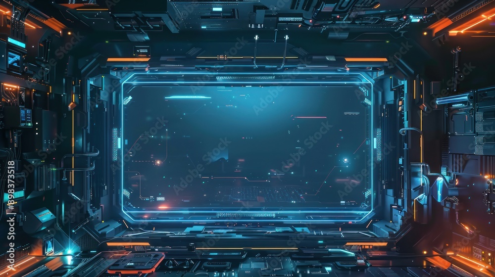 Fototapeta premium Futuristic Tech Portal