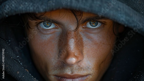 Close Up of Person With Freckles