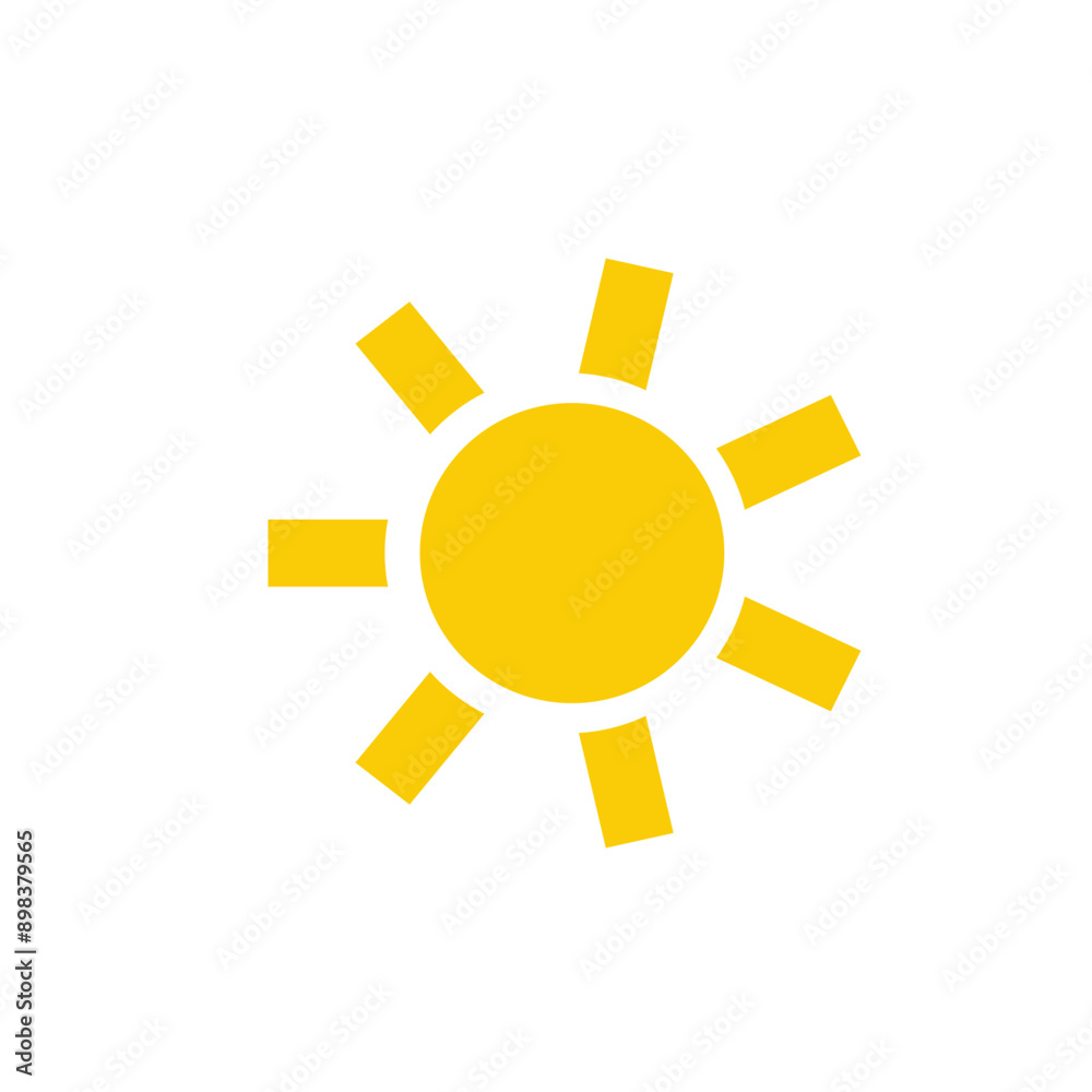 Yellow sun icons. . Yellow sun star icons. Vector illustration Yellow sun icons. . Yellow sun star icons. Vector illustration