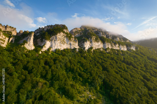 Mountains in Villasana de Mena, Burgos, Castilla y Leon, Spain photo