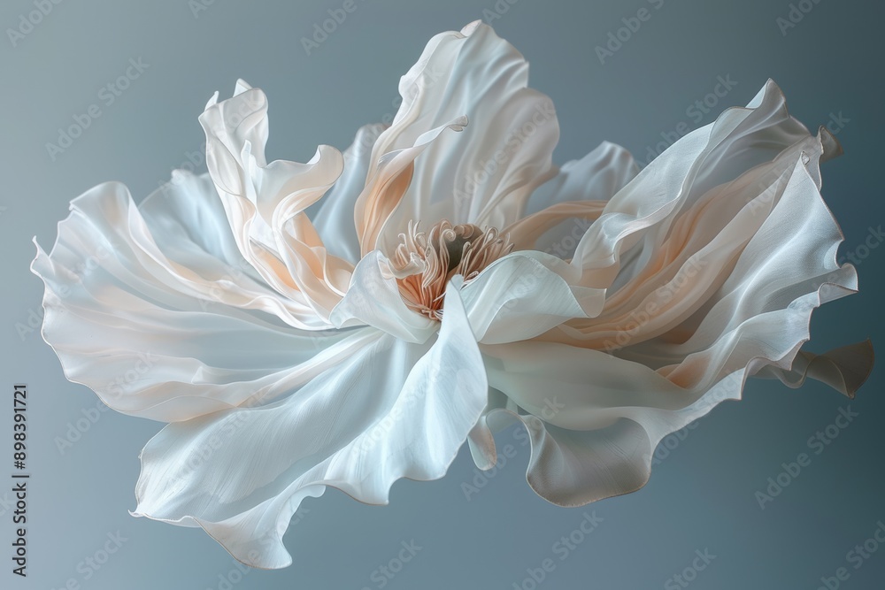 A close-up of a delicate white flower with soft petals, emphasizing its gentle beauty and intricate details. A close-up of a delicate white flower with soft petals, emphasizing its gentle beauty and intricate details.