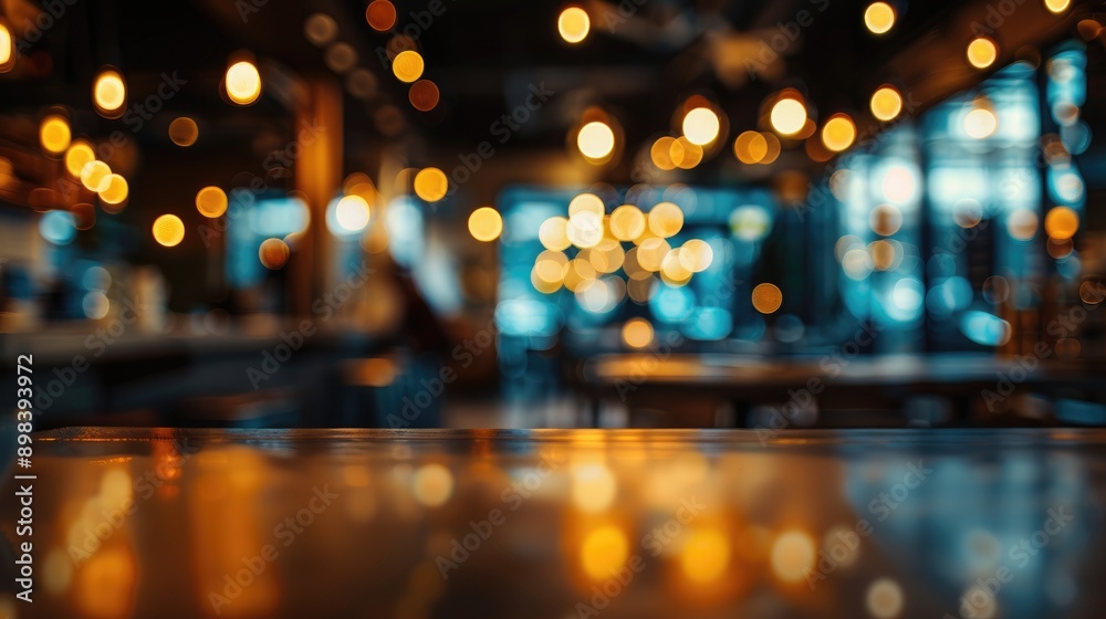 Blurred bokeh cafe interior in dark tones for fashion design background Blurred bokeh cafe interior in dark tones for fashion design background
