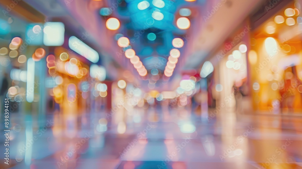 Blurred interior of shopping mall and department store for background Blurred interior of shopping mall and department store for background