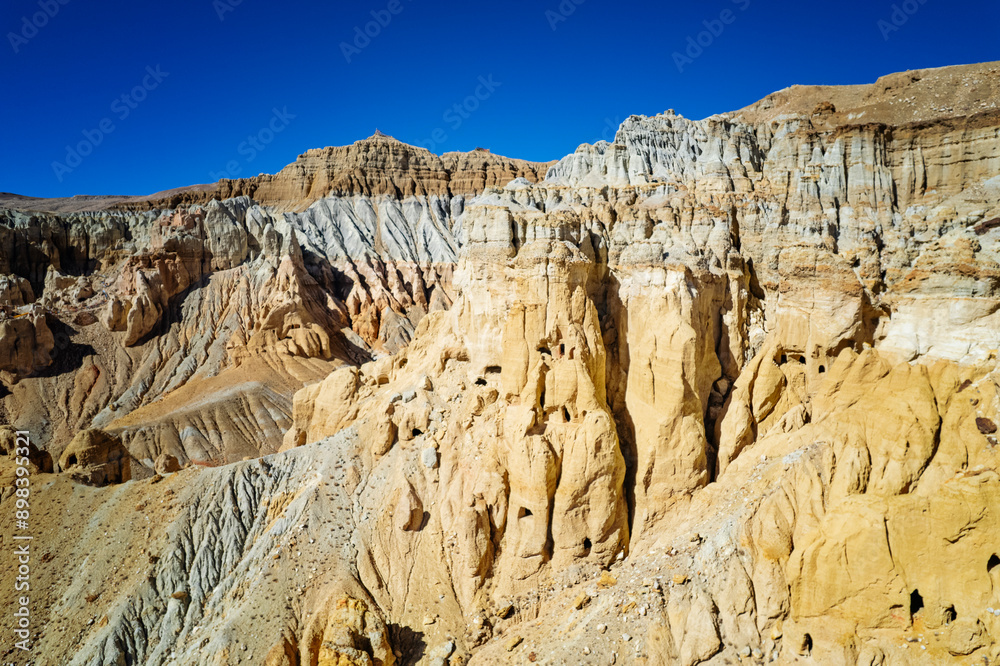 Fototapeta premium Zanda/Zhada Earthen Forest and Xiayi gully in Tibet