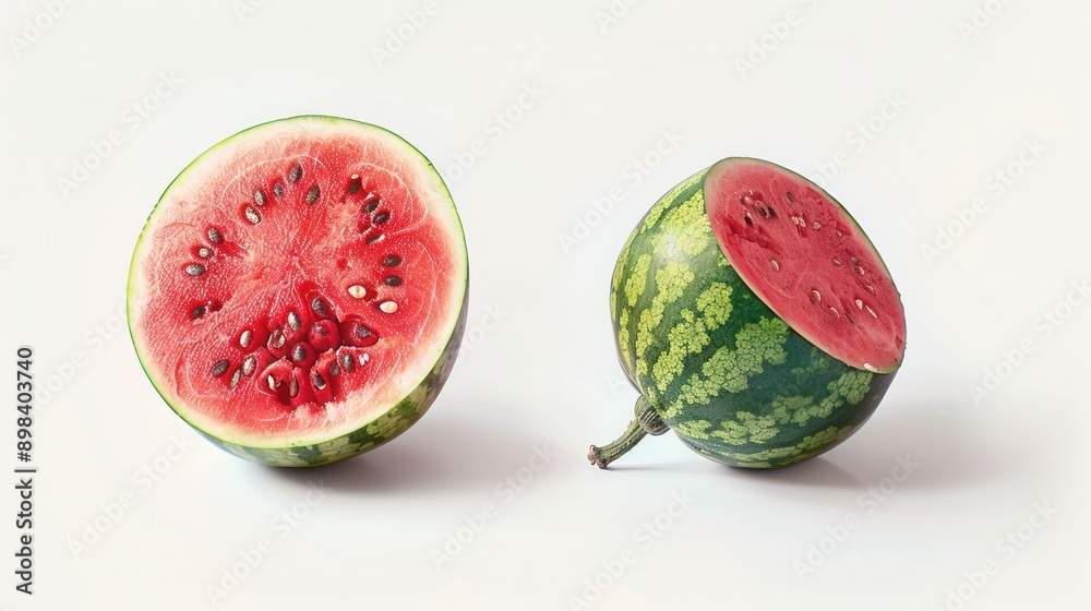 Fresh sweet ripe watermelon closeup view Fresh sweet ripe watermelon closeup view