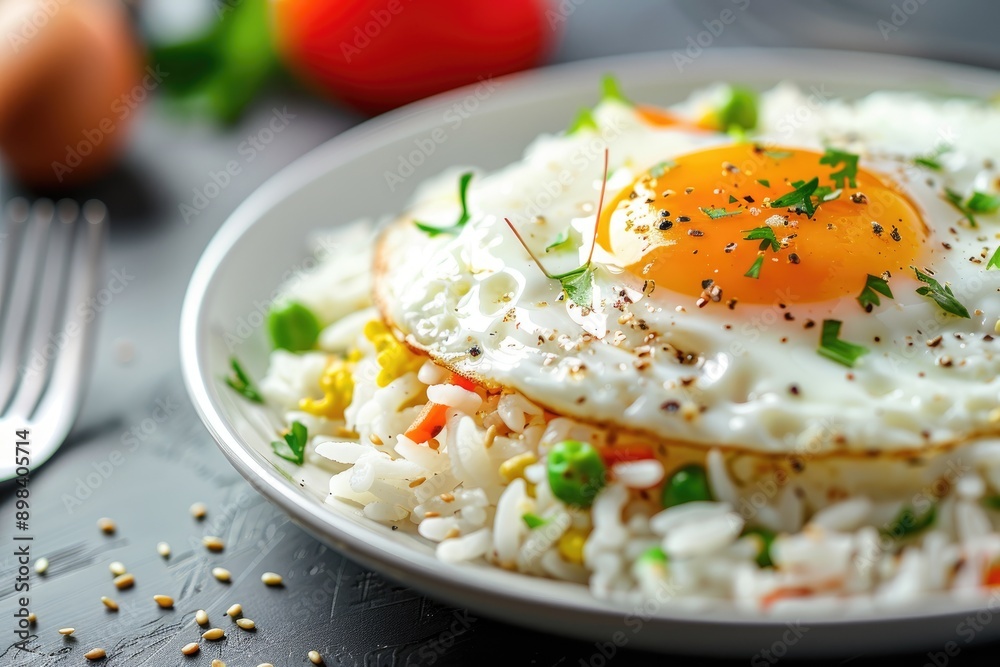 Fried Egg on Rice Fried Egg on Rice