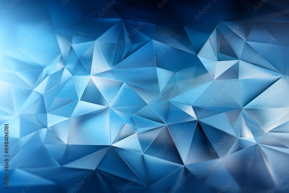 Abstract Blue Geometric Background Abstract Blue Geometric Background